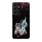 Samsung Galaxy S21 Ultra unicorn suojakuoret - Pinkki - Noora Kämppi - Ei